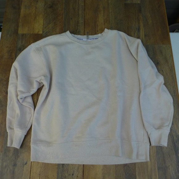 Calvin Klein Performance pull over sweatshirt crop Sz M - Picture 4 of 8